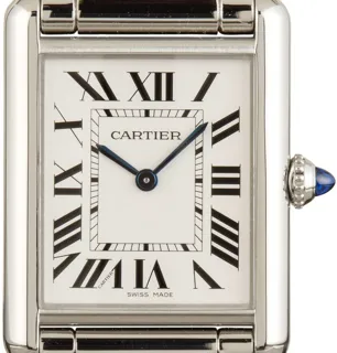 Cartier Tank WSTA0052 25mm Stainless steel Silver