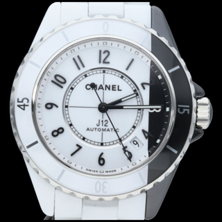 Chanel J12 PARADOX CALIBRE 12.1 H6515 Black ceramic and White ceramic White