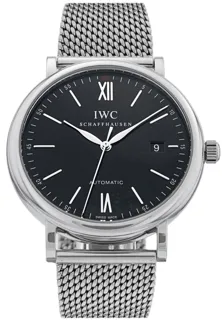 IWC Portofino IW356506 Stainless steel Black