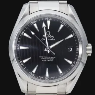 Omega Aqua Terra 231.10.42.21.01.003 42mm Stainless steel Black