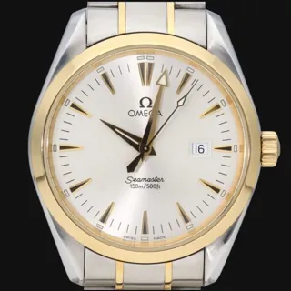 Omega Aqua Terra 2317.30.00 39mm Yellow Gold$Steel Silver