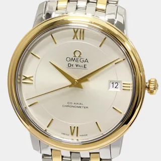 Omega De Ville 424.20.37.20.02.001 41mm Yellow gold Silver