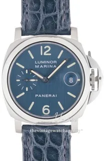 Panerai Luminor PAM 00119 40mm Stainless steel Blue