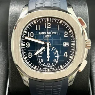 Patek Philippe Aquanaut 5968G-001 White gold Blue