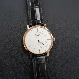 Piaget Altiplano G0A35131 43mm Rose gold Silver