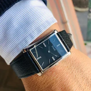 Piaget Emperador 907 34mm White gold Black