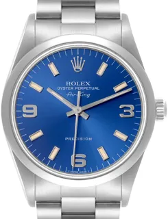 Rolex Air King 14000 34mm Stainless steel Blue