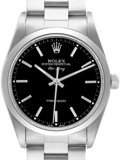 Rolex Air King 14000 34mm Stainless steel Black