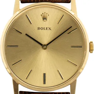 Rolex Cellini 8443 33mm Yellow gold Champagne