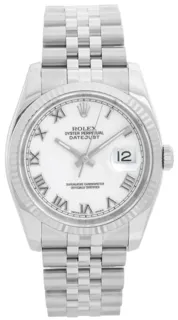 Rolex Datejust 36 116234 Yellow gold White