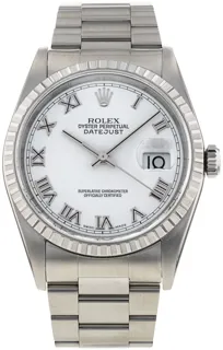 Rolex Datejust 36 16220 Stainless steel White