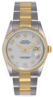 Rolex Datejust 36 16233 Stainless steel and 18k yellow gold Cream