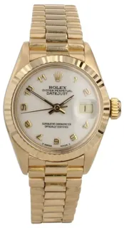 Rolex Datejust 6917 18k yellow gold ivory$cream