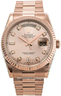 Rolex Day-Date 118235F-0029 36mm Rose gold Pink