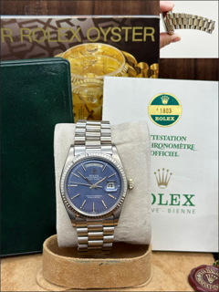 Rolex Day-Date 36 1803 36mm Yellow gold Blue