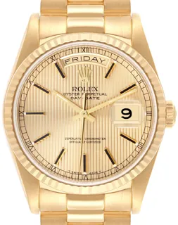 Rolex Day-Date 36 18238 36mm Yellow gold Champagne