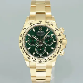 Rolex Daytona 116500LN Yellow gold Green