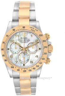 Rolex Daytona 116523/13 40mm 18 carat yellow gold$steel White