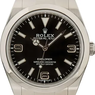 Rolex Explorer 214270 39mm Stainless steel Black