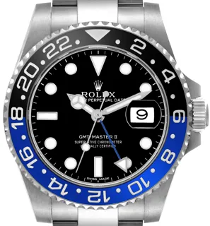 Rolex GMT-Master 116710BLNR 40mm Stainless steel Black