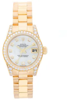 Rolex Lady-Datejust 179158 Yellow gold White