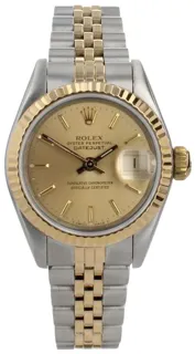 Rolex Lady-Datejust 69173 Yellow gold and Stainless steel champagne