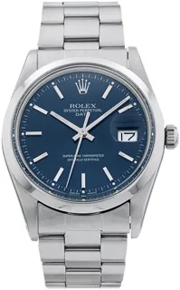 Rolex Oyster Perpetual Date 15000 Stainless steel Blue