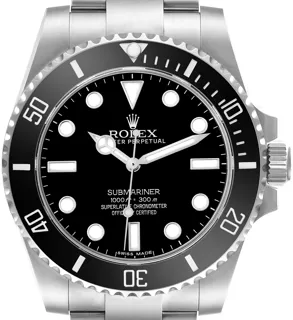 Rolex Submariner 114060 Stainless steel Black