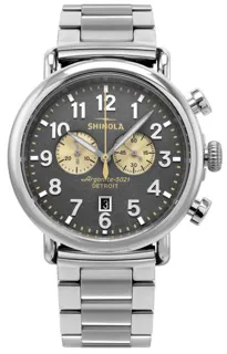 Shinola 20161938 OR S0120161938 47mm Steel Grey