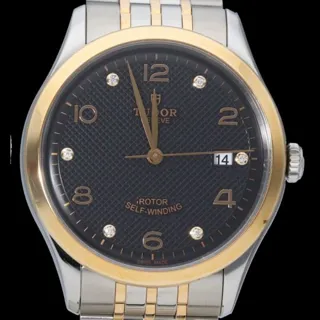 Tudor 1926 91551-0004 Rose gold and Stainless steel Black