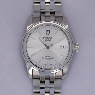 Tudor Glamour 55000 Stainless steel Silver