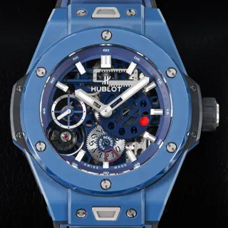 Hublot Big Bang 414.EX.5123.RX 45mm Ceramic Blue and Skeletonized