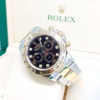 Rolex Daytona 116503 (TWO-TONE) 40mm Yellow gold Black