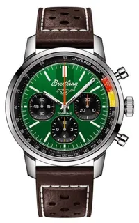 Breitling Top Time AB01762A1L1X1 41mm Stainless steel Green