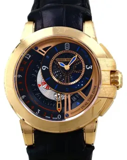 Harry Winston Ocean OCEATZ44RR011 44mm Red gold Skeletonized