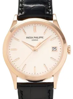 Patek Philippe Calatrava 5296R-010 38mm Rose gold Silver