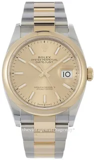 Rolex Datejust 36 126203-0016 Yellow gold and Stainless steel Champagne