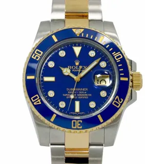 Rolex Submariner Date 116613GLB 40mm Yellow gold and Stainless steel Blue