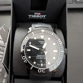 Tissot Seastar T120.407.37.051.00 43mm Stainless steel and PVD Black