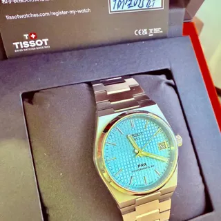 Tissot T-Classic T137.207.11.351.00 35mm Stainless steel Ice blue