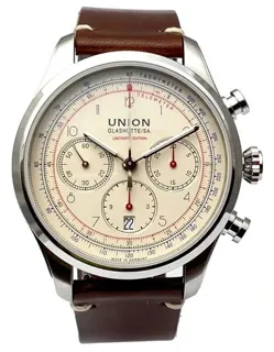 Union Glashütte Belisar Chronograph D009.427.16.267.10 44mm Steel Champagne