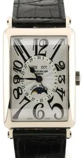 Franck Muller Long Island 1200 MC L 32mm White gold Silver