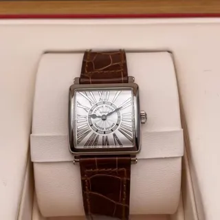 Franck Muller Master Square 6002 M QZ 33mm White gold Silver