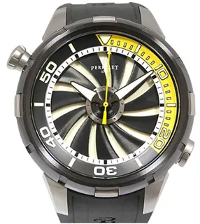 Perrelet Turbine Diver A1067/2 48mm Stainless steel Black