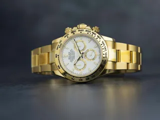 Rolex Daytona 116508 40mm Yellow gold White