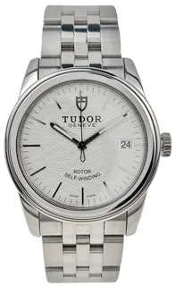 Tudor Glamour 55000 36mm Steel Silver