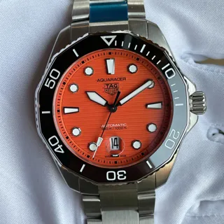 TAG Heuer Aquaracer WBP201F.BA0632 43mm Stainless steel Orange