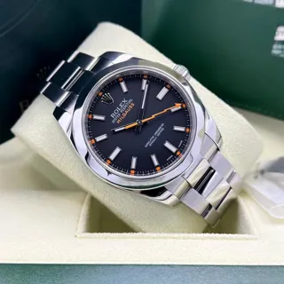 Rolex Milgauss 116400 40mm Stainless steel Black