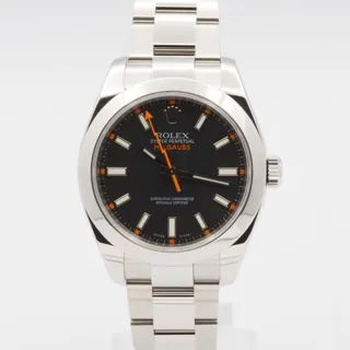 Rolex Milgauss 116400 40mm Stainless steel Black