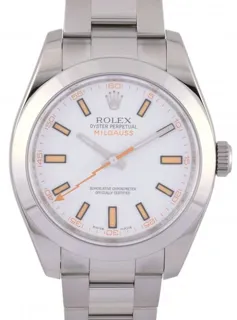 Rolex Milgauss 116400 40mm Stainless steel White